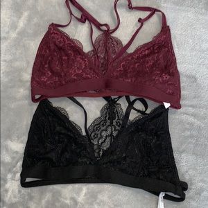 Racer back bralettes NWOT